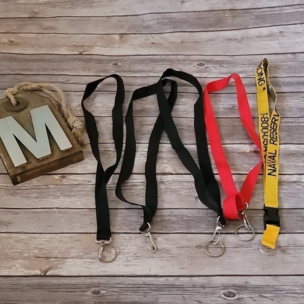*PRICE DROP*
Multi color lanyards-Set of 5